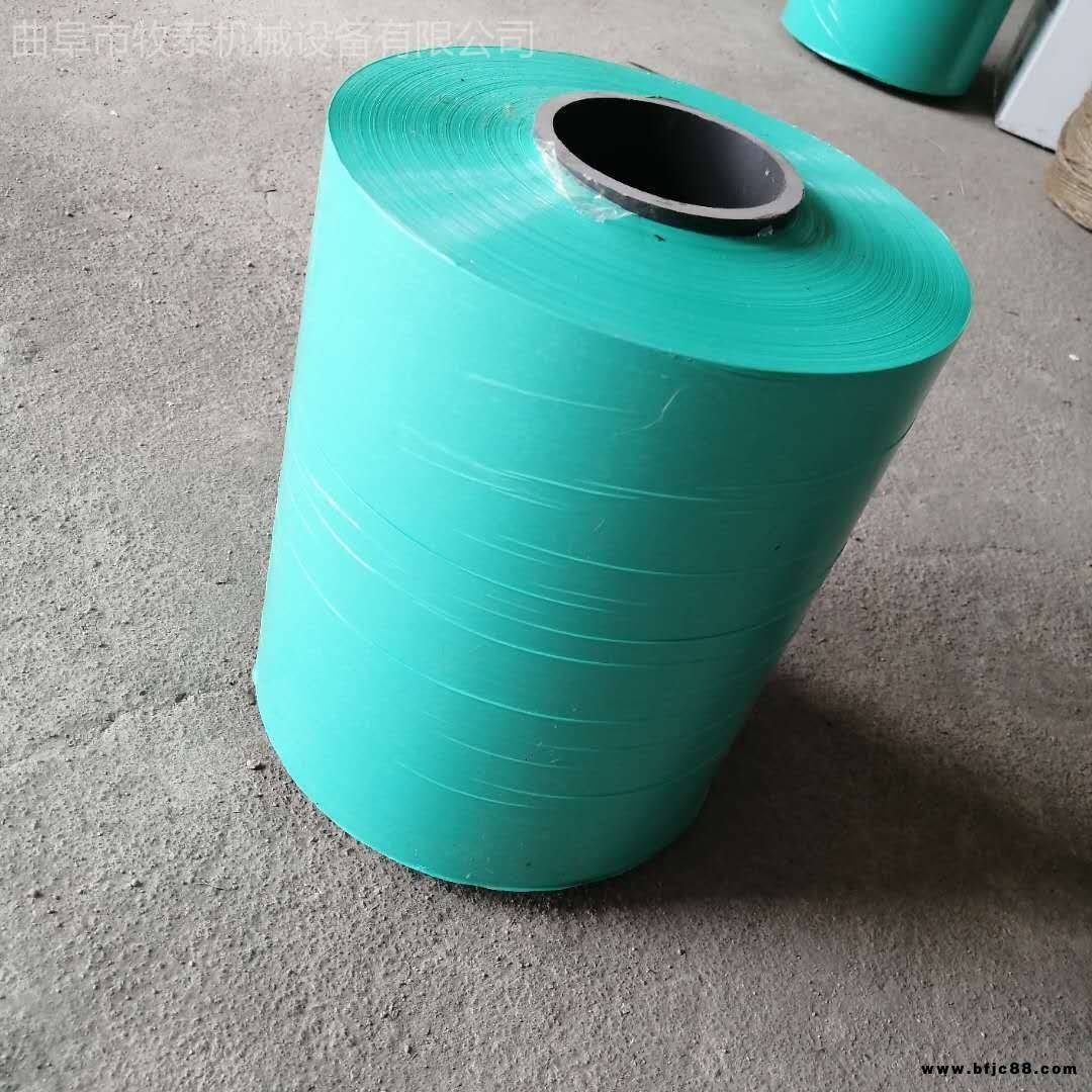 牧泰生產供應牧草膜 抗拉伸青儲包裝膜 抗氧化綠色青儲膜