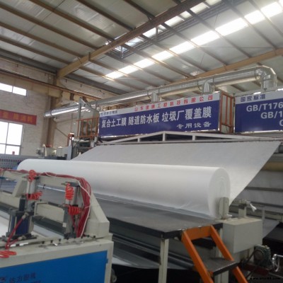 新型不透水材料復合土工布 二布一膜 一布一膜 寬度3-6米重量300-1500g均可定做
