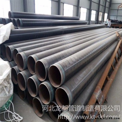 龍都管道 污水排放用一布六油防腐鋼管促銷價(jià)格，二布三油防腐鋼管