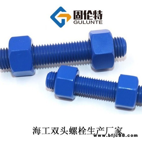 海工螺栓廠家,耐腐蝕雙頭螺柱,國標(biāo)特氟龍涂層雙頭螺栓廠家,海工雙頭螺柱規(guī)格