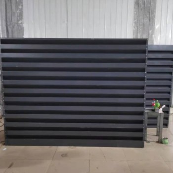制作鍍鋅消音百葉窗 機房電廠變電站隔音消聲降噪通風百葉窗