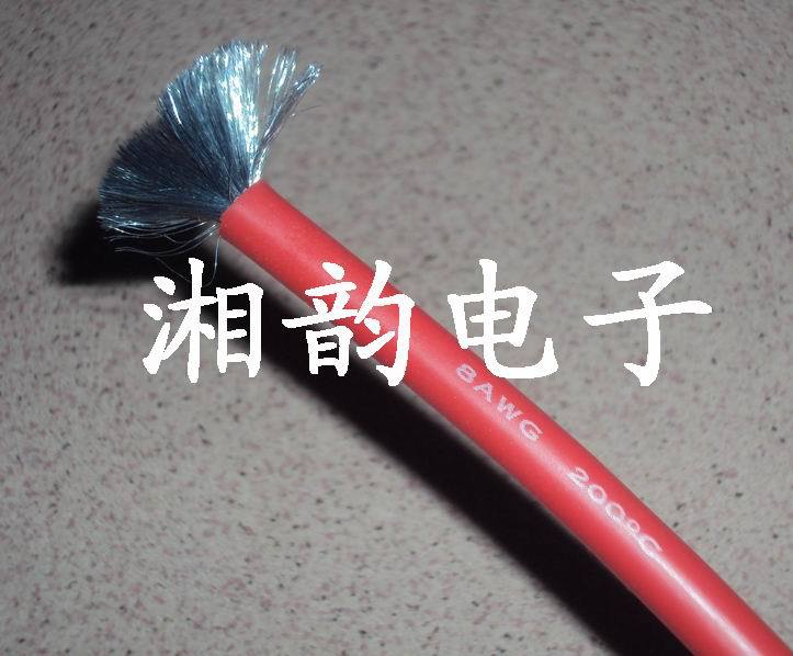 舞臺燈光用柔軟硅膠線，鍍錫銅導體，耐高溫200度示例圖1