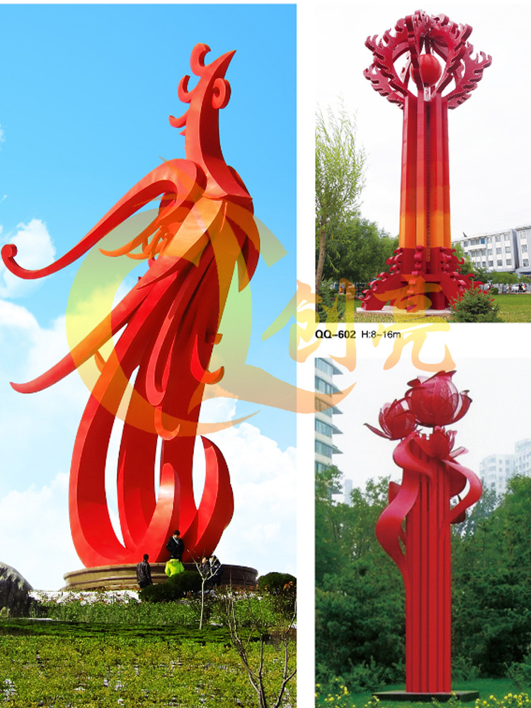 新款不銹鋼LED景觀燈 雄鷹造型景觀燈 小區公園特色非標景觀燈示例圖6