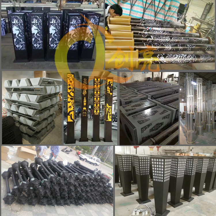 led鋁型材庭院燈 景觀戶外燈具 鋁型材側面發光庭院燈 廠家直銷示例圖3
