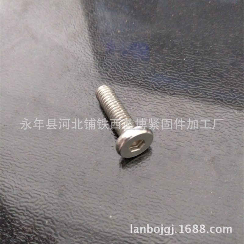 專業(yè)生產(chǎn)m5m6m8平頭 半圓頭 盤(pán)頭 內(nèi)六角家具絲 十字一字螺栓示例圖4