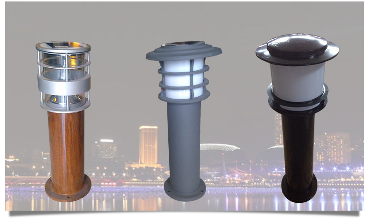 太陽(yáng)能燈 LED庭院燈 籬笆燈 水槽燈門廊燈 防水家用示例圖3