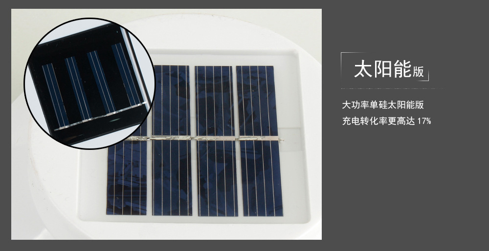 太陽(yáng)能燈 LED庭院燈 籬笆燈 水槽燈門廊燈 防水家用示例圖7