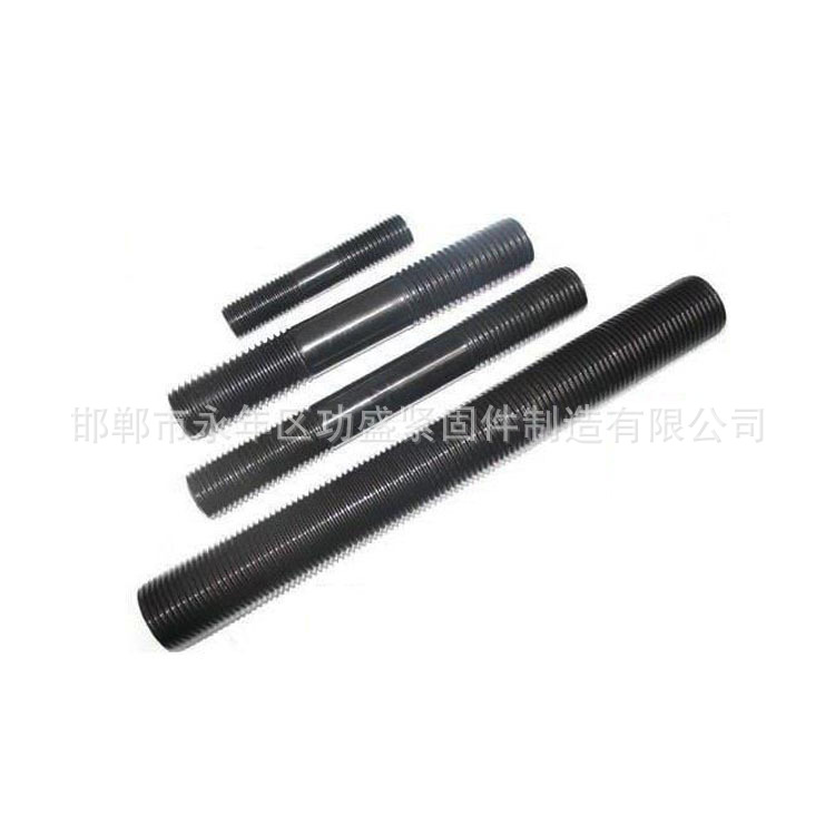 廠家直供 m18高強(qiáng)度雙頭螺栓 8.8級氧化發(fā)黑雙頭螺絲 加長示例圖8