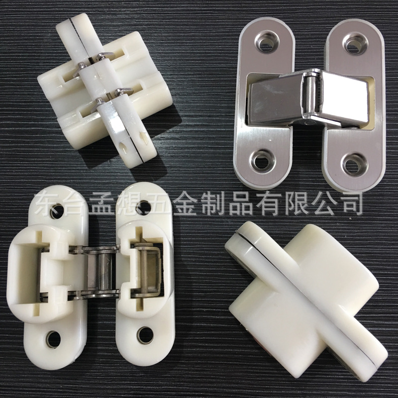 廠家直銷SS304塑料鉸鏈 家用五金配件鉸鏈 家具鉸鏈合頁定制示例圖4