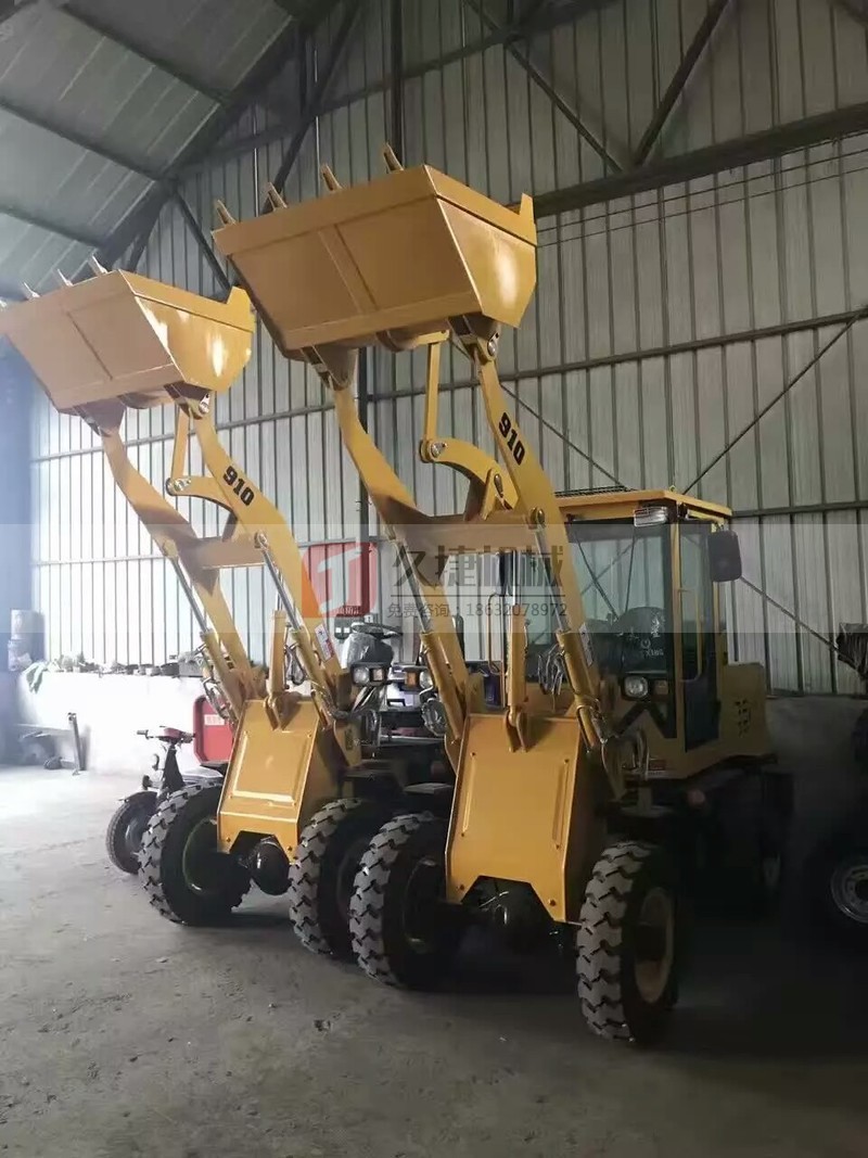 裝載機鏟車20全新 小型多功能抓草工地用駕駛室四驅小鏟車裝載機示例圖3