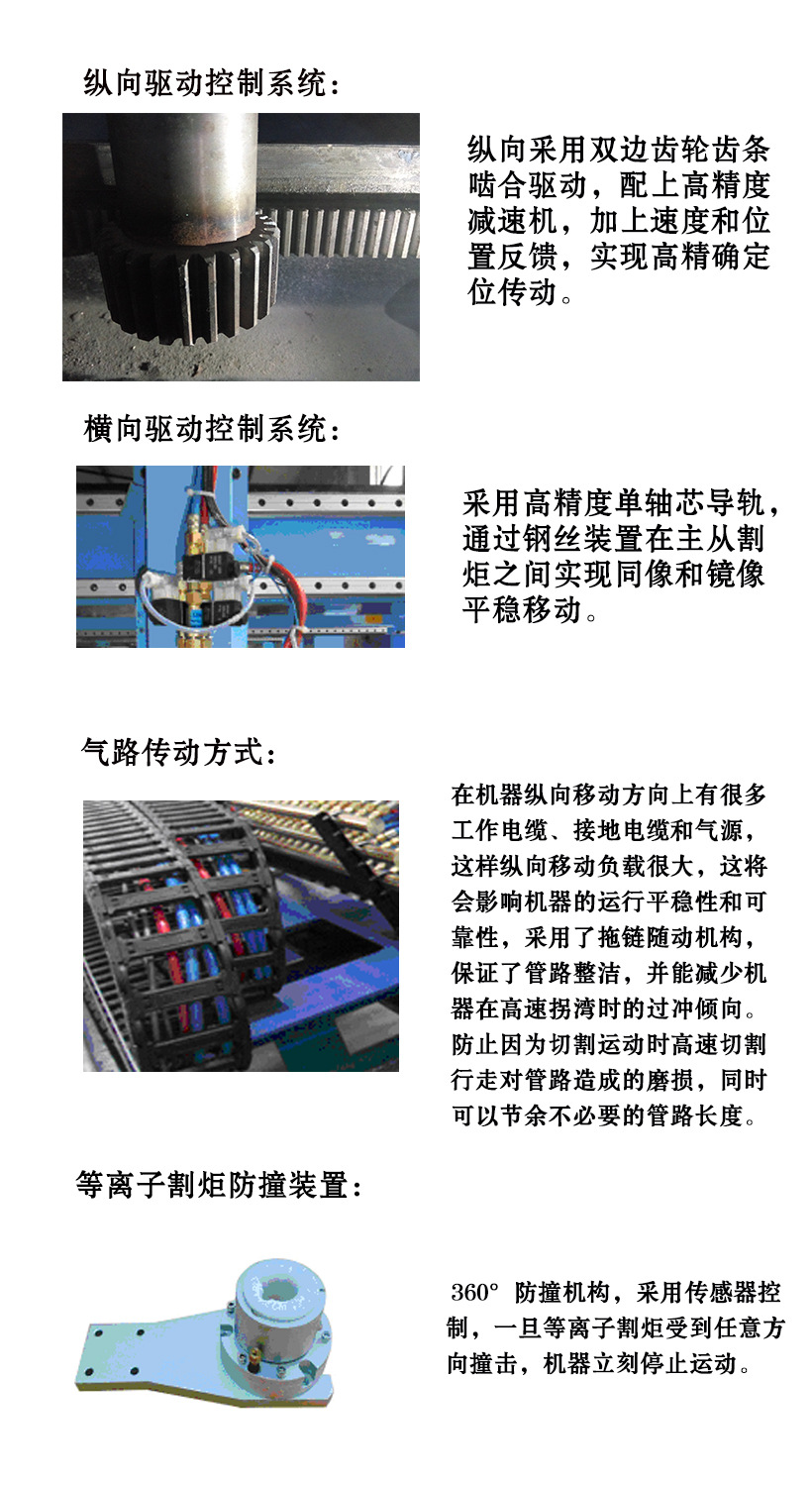君科數控直條板條切割機數控等離子火焰切割機鋼結構切割機示例圖5
