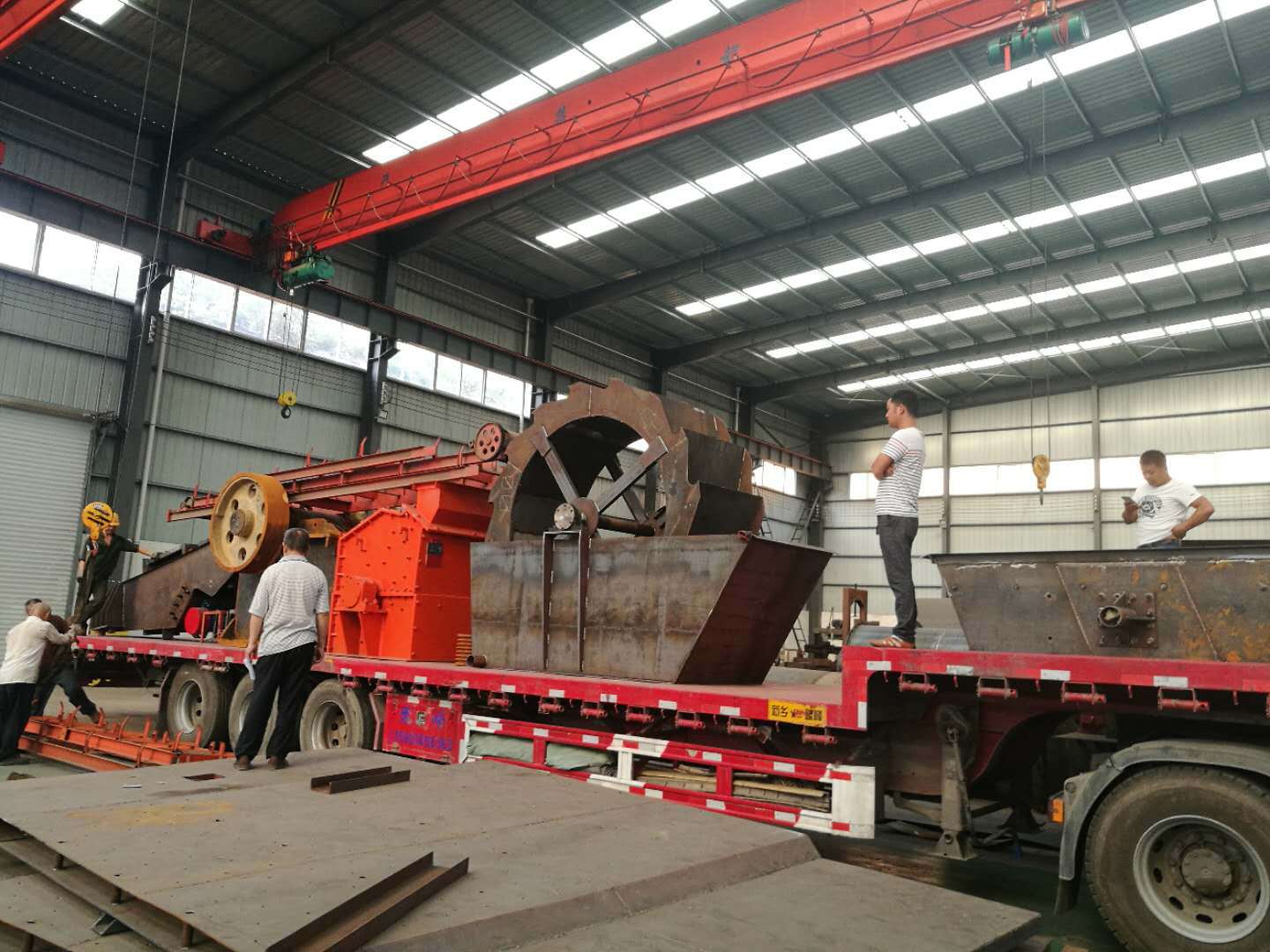多輪式高效耐磨河沙廠洗砂設備 輪式洗沙機生產線全套設備廠家示例圖13