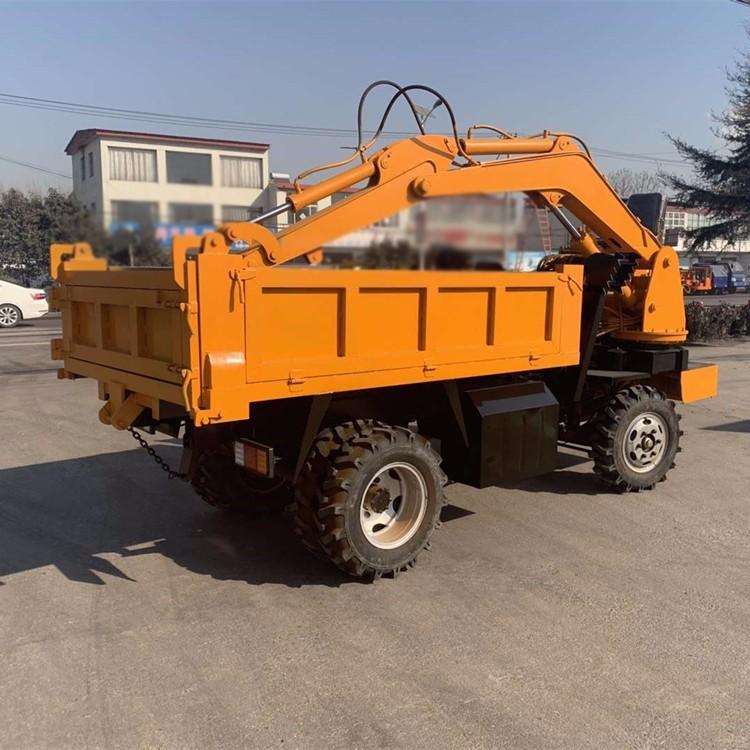 輪式六驅隨車挖 輪式小型隨車挖 翔云 農用隨車挖 定金發貨
