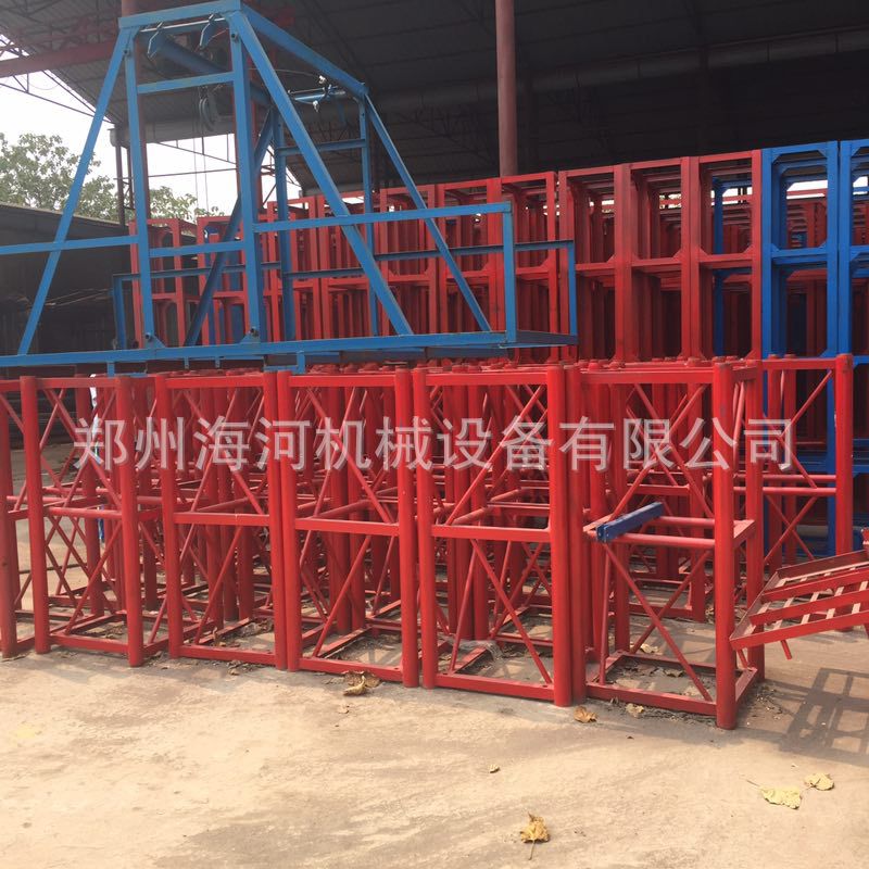 供應(yīng)單柱雙籠施工升降機(jī) 單柱單籠施工物料升降機(jī) 建筑提升機(jī)廠家示例圖6