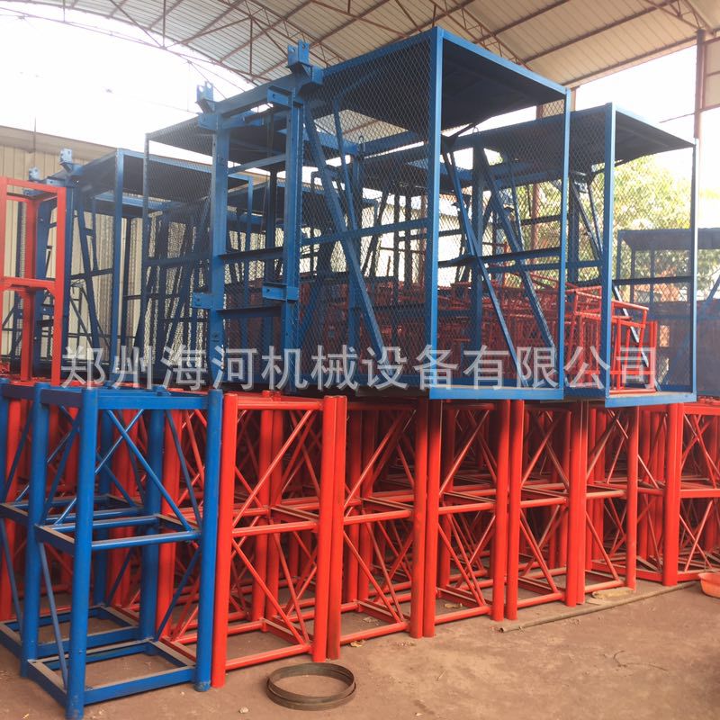 供應(yīng)單柱雙籠施工升降機(jī) 單柱單籠施工物料升降機(jī) 建筑提升機(jī)廠家示例圖10