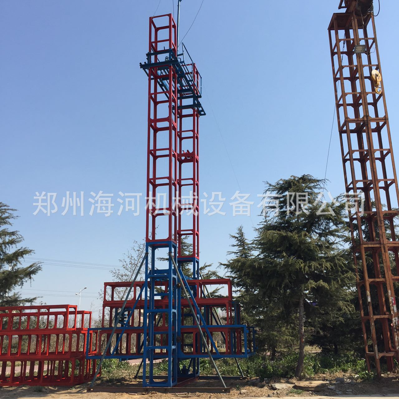 【2018】垂直高層建筑施工升降機(jī) 建筑工地用龍門吊物料提升機(jī)示例圖13