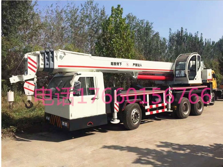 龍昕自制20噸汽車起重機       油電兩用    高效節能   多功能性示例圖3