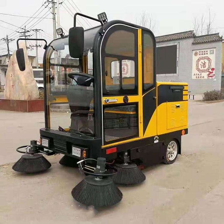 廠區環坪純電動清掃車 歡迎致電洽談 金厚環衛 駕駛式工廠道路掃路車 可預付定金