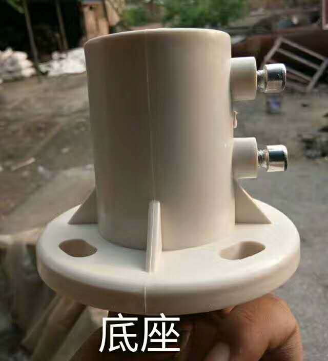建筑工地樓梯防護欄連接件 樓梯轉角配件 塑料工地樓梯扶手管件示例圖4