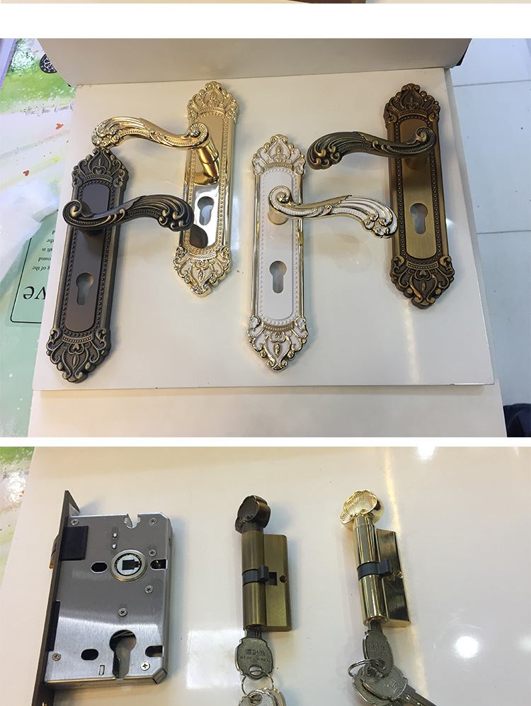 廠家批發(fā)美式室內(nèi)門(mén)鎖室內(nèi)木門(mén)執(zhí)手鎖五金鎖具臥室木門(mén)鎖靜音通用示例圖22