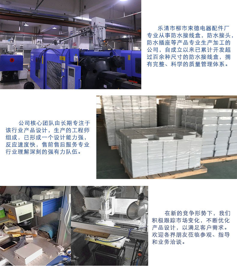 合頁式 防水接線盒 塑料防水盒電源箱 400*300*180示例圖12