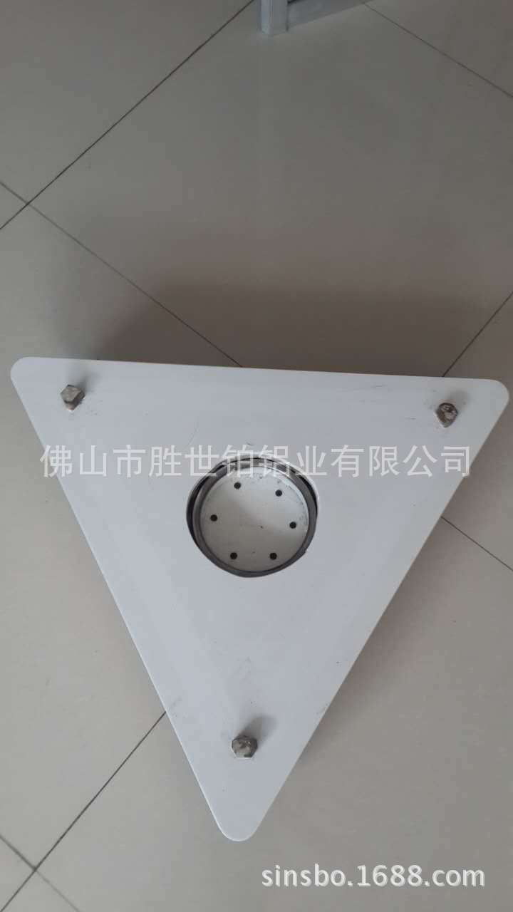 工廠直銷門窗配件展示架 三角型旋轉(zhuǎn)展架 門鎖展拆裝式活動展架示例圖4