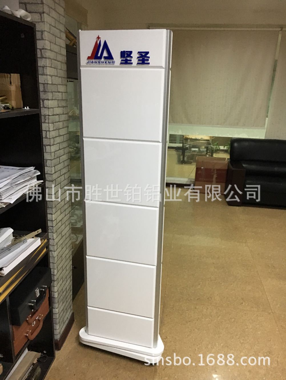 工廠直銷門窗配件展示架 三角型旋轉(zhuǎn)展架 門鎖展拆裝式活動展架示例圖10