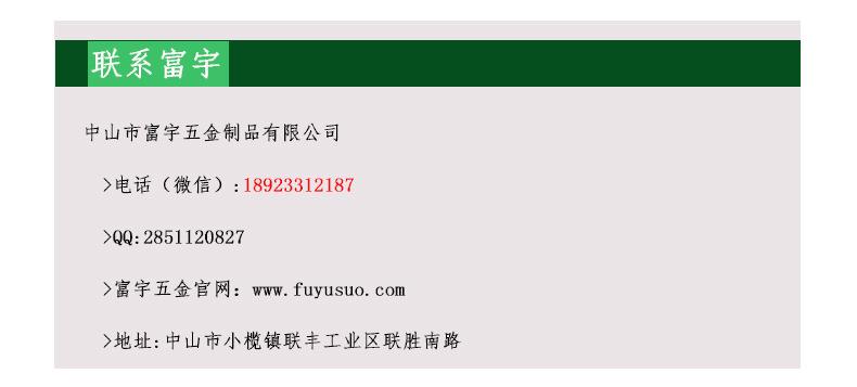 富宇FUYU	鋅合金別墅大門鎖	豪華入戶木門門鎖	中山鎖具生產廠家示例圖24