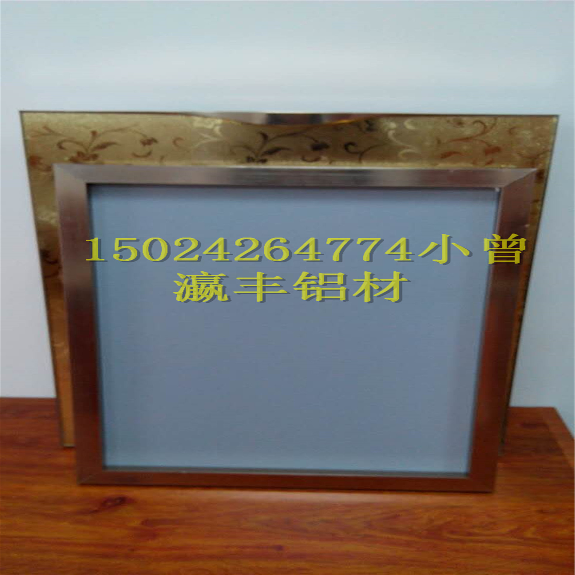 瀛豐鋁材銷售鋁合金門板 晶鋼門拉手 訂制拉手 全鋁櫥柜門型材示例圖2