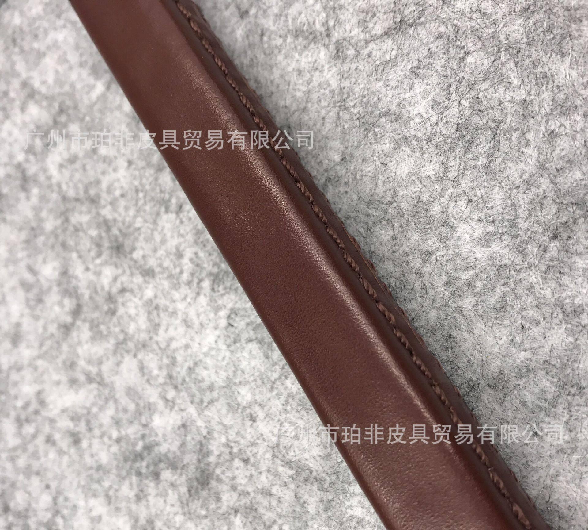 獨家裝工程櫥柜真皮金屬手把 手縫手把廠家定制 抽屜 門窗皮拉手示例圖10
