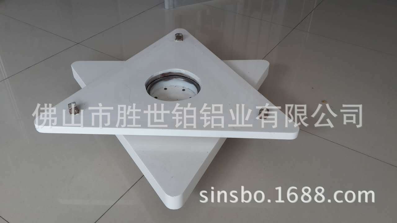 智能鎖旋轉展示架配萬向滑輪五金拉手專用展覽架參展便攜3角展架示例圖6