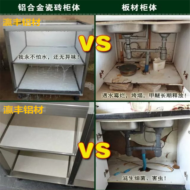 全鋁瓷磚櫥柜鋁材 鋁合金櫥柜鋁材,深加工銑型拉手鋁合金門(mén)拉手示例圖5