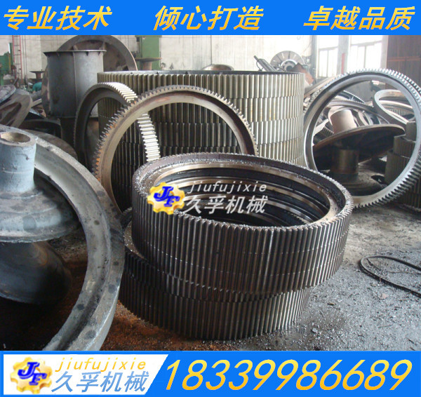 精密加工各種直齒 斜齒 大型蝸桿渦輪 直徑5米立車球磨機(jī)大小齒輪示例圖10