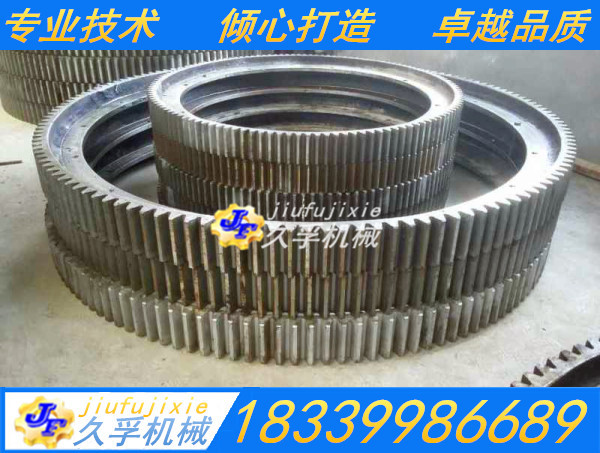 精密加工各種直齒 斜齒 大型蝸桿渦輪 直徑5米立車球磨機(jī)大小齒輪示例圖6