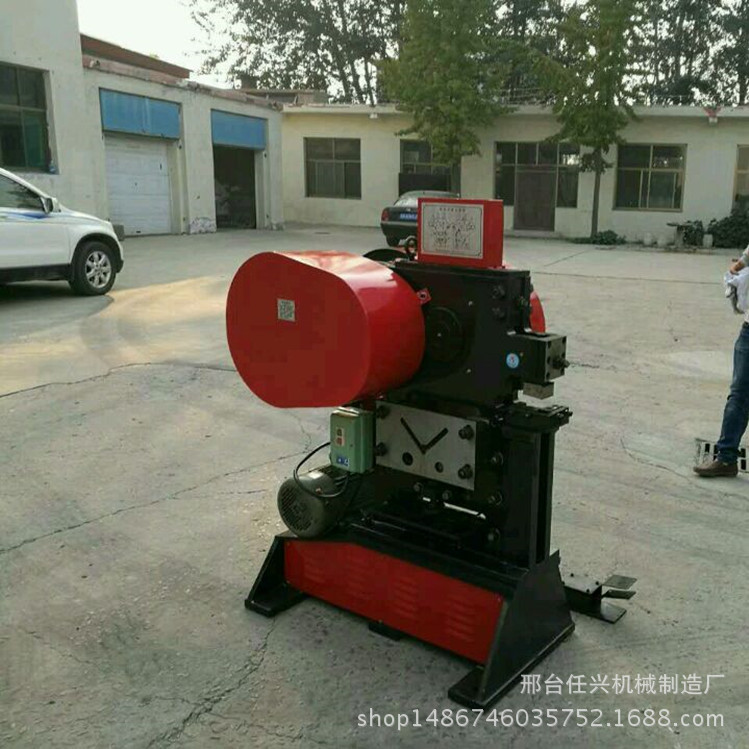 多功能RX-QA32-8B小型沖剪機 高性能槽鋼角鋼剪切沖孔機生產廠家示例圖4