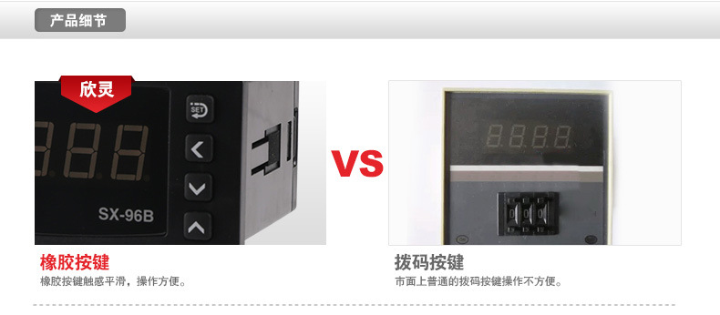 欣靈SX-96B 數(shù)顯電流表電壓顯示表頻率功率轉(zhuǎn)速數(shù)顯表 工壓AC220V示例圖13