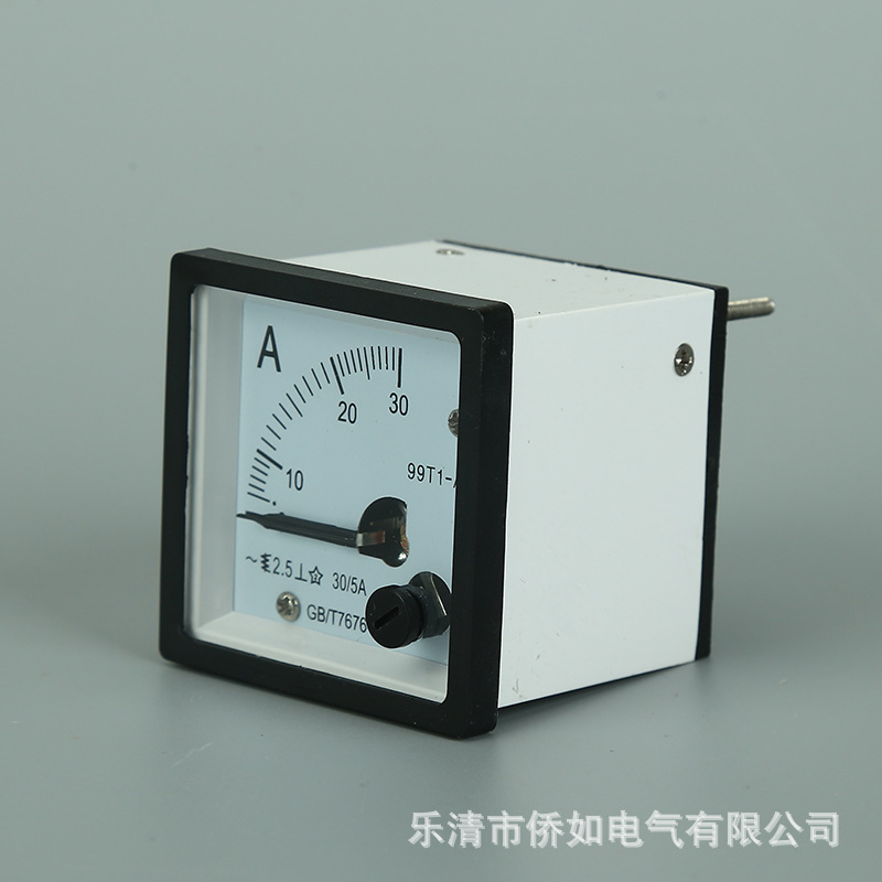 指針式交流電流表 99T1-A  30A防水指針式電流測量儀表示例圖3