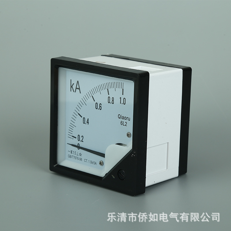 電流表 6L2 1000A針式電壓測量儀表/電流表 交流指針式電流表示例圖1