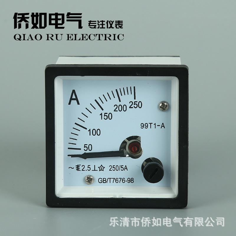 指針式電流表 99T1-A  250A電流測(cè)量電流表 電流測(cè)量儀表示例圖2