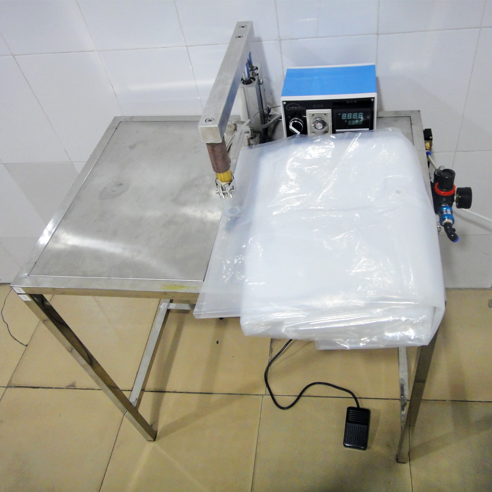 咖啡袋食品包裝袋透氣排氣閥熱壓裝閥機 壓閥機-TP-1(含工作臺)示例圖5