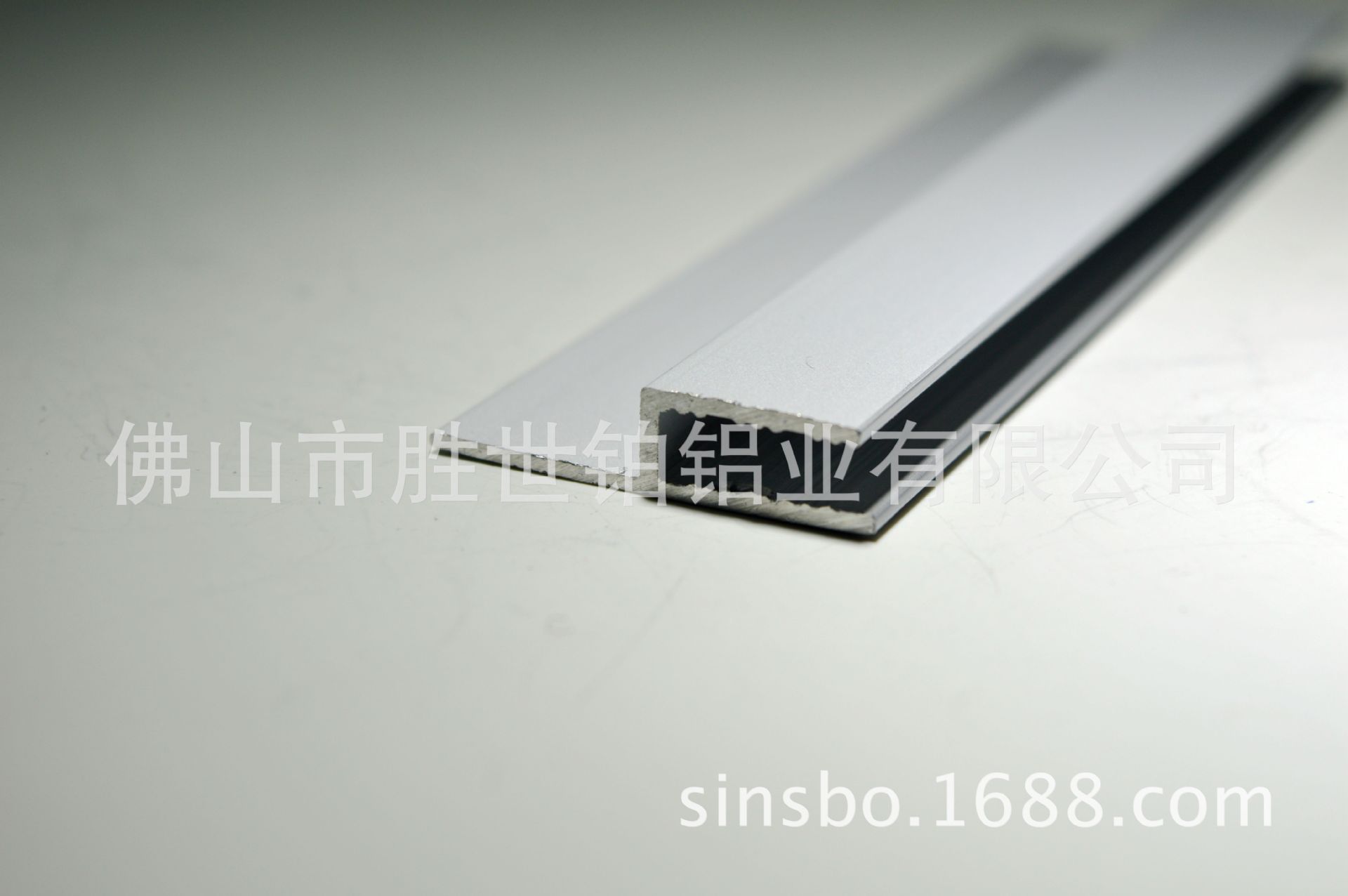 工廠H型廣告卡布燈箱鋁型材 無邊燈箱 軟膜天花內(nèi)鑲式卡布型材示例圖6
