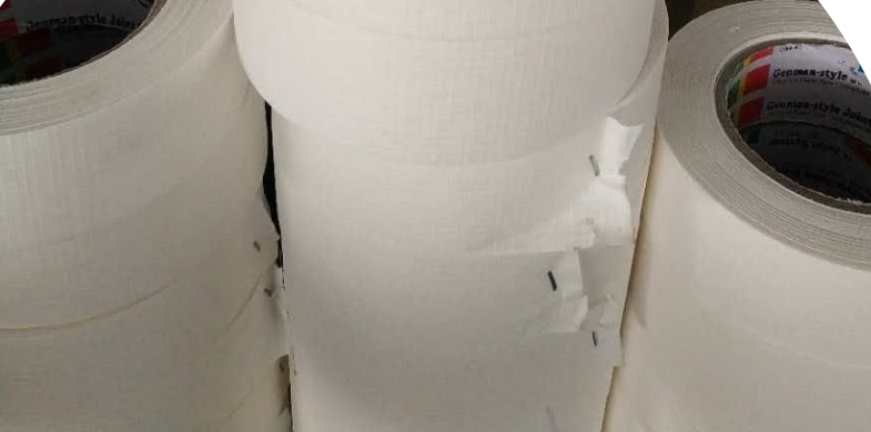 接縫帶、貼縫寶、嵌縫帶、石膏板吊頂接縫原紙----超強(qiáng)6倍高強(qiáng)度防裂經(jīng)緯線紙（特種牛皮紙）------國家發(fā)明專利產(chǎn)品示例圖5