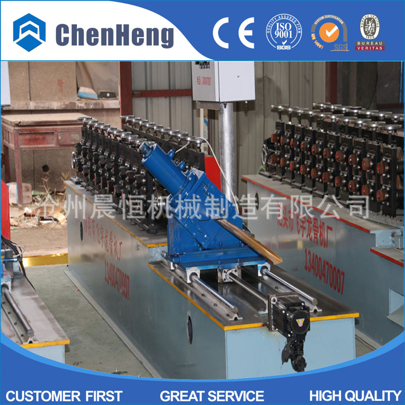 廠家供應(yīng)集成吊頂88/98高速三角龍骨機 鋁邊條設(shè)備 隔斷龍骨機示例圖8