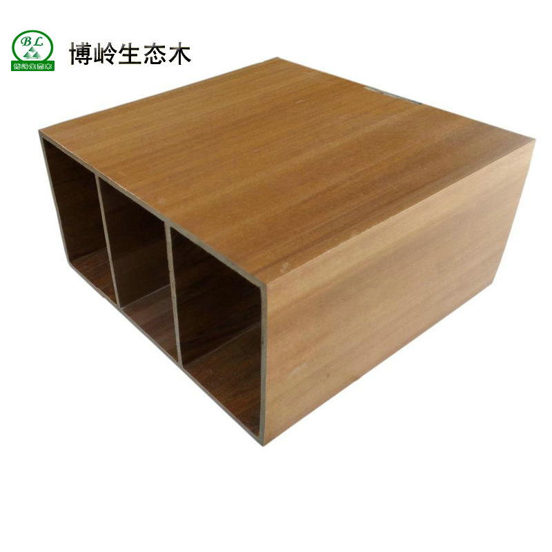 博嶺生態(tài)木100*200方木 方通吊頂假梁 立柱隔斷 生態(tài)木方通示例圖1