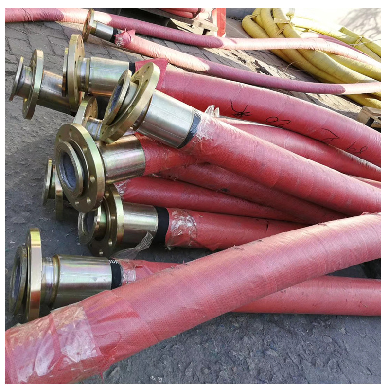 大口徑吸排沙鋼絲龍骨膠管 大口徑吸排膠管 耐壓排泥管示例圖8