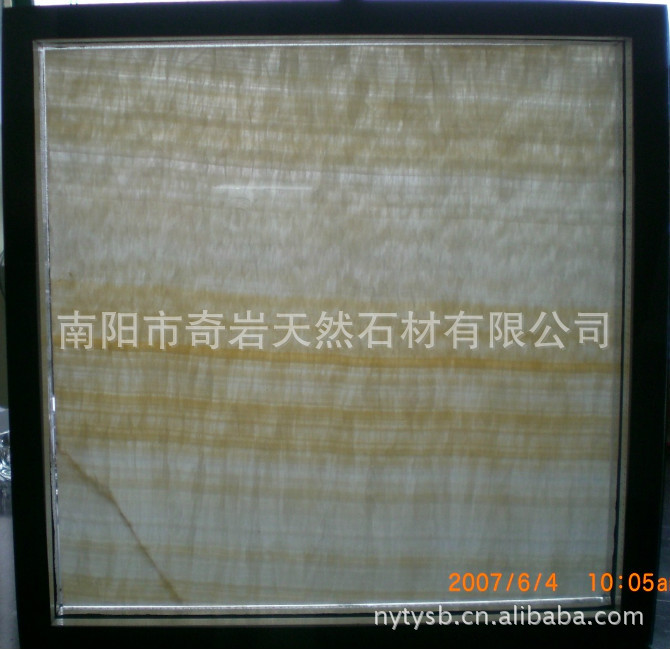 供應優質 水晶白 大理石玻璃復合板 屏風隔斷 燈罩用透光板示例圖7