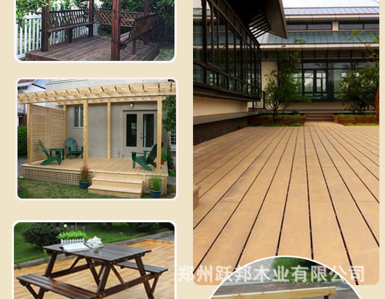 防腐木料批發采購戶外防腐木材龍骨木碳化木方室內實木地板示例圖7