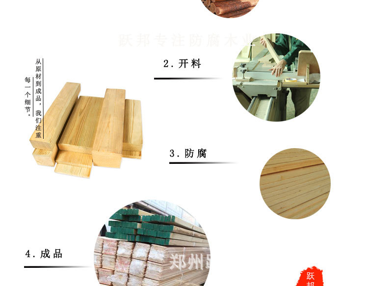 防腐木料批發采購戶外防腐木材龍骨木碳化木方室內實木地板示例圖6