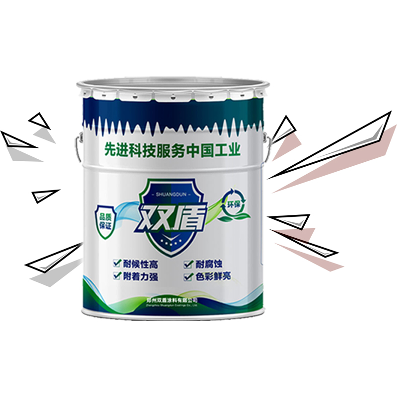 四川內江防銹漆  雙盾牌鐵紅H06-2酯防銹漆  彩鋼瓦翻新不用除銹防腐漆廠家批發