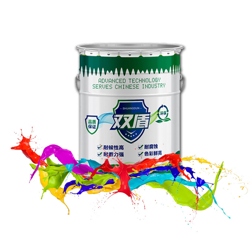 四川自貢鐵紅底涂料  雙盾牌X53-31化聚云鐵防銹漆  水性防銹漆廠家批發